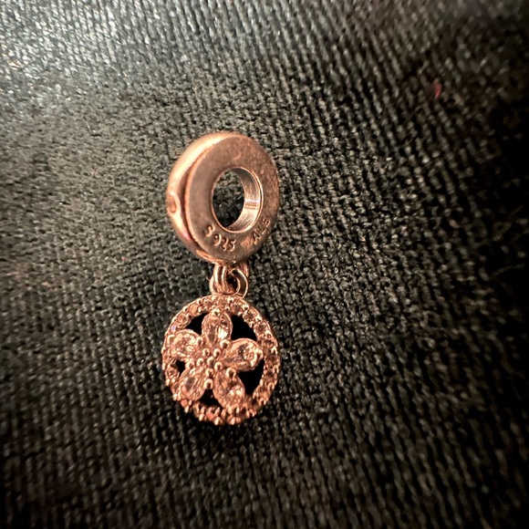 Silver Pandora Flower Pendant - Picture 3 of 3